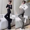Pantalones de Boca de Sirena para Mujer, Nuevo Estilo Primavera/Verano 2026, Tallas Grandes, Adelgazantes, de Cintura Alta para Yoga Fitness