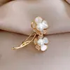 [Liquidación a Mitad de Precio] Conjunto de Joyas de Alta Gama para Mujer, Cadena para Clavícula de Lujo Ligero Nicho, Vintage de Segunda Mano con Zirconia y Perlas