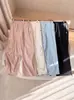 Esquema de Cores Dopamina Cintura Elástica Cintura Alta Cordão Leve Respirável Resistente à Água Secagem Rápida Macacão de Paraquedista Roupa de Trabalho Calça Casual