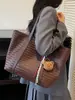 Bolso de Axila para Mujer 2025 Nuevo de Gama Alta Retro de Hombro Único Textura de Bolso de Axila Bolso Tote Grande de Capacidad para Viajes