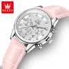 Reloj Joyería Versátil Estilo Oulisi para Niñas, Reloj de Cuarzo Resistente al Agua, Reloj para Estudiantes para Niñas, Reloj de Pulsera para Estudiantes