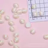 Mini Accesorios de Resina de Conejo Brillante Adornos de Pegamento de Crema para Manualidades Accesorios para el Cabello Cuerda para el Cabello Parche para Agujero de Zapatos de Teléfono Móvil
