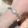 Novo Estilo Chinês Luz Natural Calcedônia Verde Imperial Pulseira de Cabacinha Luxo Leve Retrô Alto Padrão Novo Jade Feminino