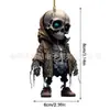 Esqueleto de Árbol Decorativo Acrílico Halloween Colgante para Coche Adornos Hogar Dibujos Animados Nuevo Producto Colgantes Halloween Transfronterizo