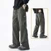 Nuevos Pantalones Deportivos Casuales Sueltos Rectos para Hombre Otoño 2025