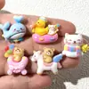 Brilhante Desenho Animado Lua Arco-Íris Cavalgada Pequeno Animal DIY Resina Acessórios Elástico de Cabelo Grampo de Cabelo Capa de Celular Decoração Adesivo