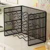Portavasos térmico aula de escuela primaria portavasos de agua estante de almacenamiento de tazas de aparador estante de vino de varias capas estante de capas dentro del gabinete