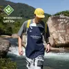 Camiseta Deportiva de Manga Corta para Hombre con Protección Solar UPF50+, Antibacteriana, Secado Rápido, Top para Exteriores Estampado de Seda de Hielo, Camiseta para Mujer, Protección Solar de Secado Rápido