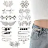 Alfiler de Cintura Transfronterizo para Fijar Ropa y Faldas, Herramienta de Reducción de Cintura, Broche Antiexposición, Juego Combinado de Hebilla de Cintura