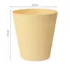 Cesto de Lixo Redondo de Papel Simples para Escritório Sala de Estar Quarto Banheiro Estilo Sem Tampa Lixeira Redonda Doméstica