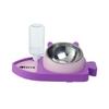 Comedero para gatos dispensador de agua anti-atragantamiento tres en uno protección de cuello de gato agua potable automática anti-vuelco anti-atragantamiento vajilla para perros