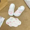 Novo Coelho Rosa Miffy Tendência Laço Acessórios de Moda para Meninas, Charms Fofos para Sapatos Crocs
