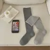 Calcetines holgados para mujer con borde ligeramente enrollado, moldeadores de pierna, color liso, holgados, casuales, estilo suave, adelgazantes, versátiles, largos, estilo JK