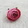 Copos de nieve serigrafía cabezas de flor de camelia flores caja de dulces de boda ramillete flor de muñeca tocado flores materiales hechos a mano