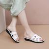 Venta al por mayor del fabricante Elegantes y Sencillas Pantuflas para Mujer, Pantuflas de Baño para Interiores, Zapatos Planos Cómodos para Mamá