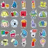 50 Peças de Adesivos Bfdi, Batalha pela Ilha do Sonho, Adesivos Decorativos Impermeáveis de Venda Quente Transfronteiriça para Copos Térmicos