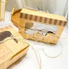 Caja de Papel Kraft Transfronteriza Estilo Europeo Nueva Caja para Empaque de Galletas con Ventana de PVC Caja Grande de Papel Kraft para Dulces