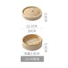 Vapor de Bambu Tecido à Mão Zhongfa Vaporizador de Três Camadas Pães Cozidos no Vapor Pães Cozidos no Vapor Utensílios de Cozinha Domésticos Atacado