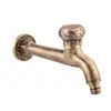 Fontanería de Baño Vintage Grifo de Lavadora de Baño Todo Cobre Grifo de Lavabo para Fregona Antigua Lavabo