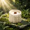Velas aromáticas pequenas de madeira transfronteiriças, velas artesanais de cera de soja, velas perfumadas, presentes de ambiente perfumado estilo ins