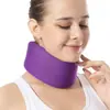 Suporte Respirável Fixação de Tala Cervical Espessada Proteção Anti-Queda da Cabeça Pescoço Vértebras Cervicais Esponja Ajustável Confortável Tala Cervical