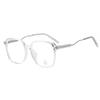 M3096 armação de óculos TR90 nova e moderna, armação quadrada, anti-luz azul, lente plana, óculos de miopia personalizados da moda