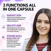 Cápsulas de Biotina Mais Vendidas da Amazon Cápsulas de Biotina Vitaminas para Crescimento Capilar para Homens e Mulheres