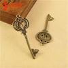 A1841 Verde Antiguo 4.1g Accesorios de Llave Vintage Joyería DIY Al por Mayor Joyería Coreana 20 Piezas/Paquete