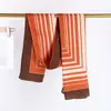 Bufanda Larga de Terciopelo Estampada de Moda para Viajes Diarios, Protección Solar, Protección del Cuello, Patrón de Espiga, Habitación con Aire Acondicionado, Chal Cálido al por Mayor