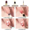 Kit de Ferramentas de Nail Art com Pincéis de Alta Qualidade para Desenho de Linhas, Fototerapia e Pintura de Flores com Cabeça Redonda Estilo Francês
