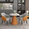 Juego de mesa y silla pequeño y sencillo para hoteles de negocios, áreas de recepción, salones de belleza, salas de exposición y áreas de ocio