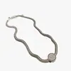 Collar de Letra Personalizado de Moda Vintage para Mujer, Exquisitamente Elaborado, Estilo Celebridad de Internet, Aspecto Desgastado, Gargantilla Versátil Creativa Dulce y Fresca