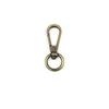 Hardware de bagagem gancho fivela diâmetro interno 11-50mm denier cauda cauda quadrada fivela de cachorro mochila conexão de alça de ombro liga de zinco fivela de placa grande