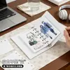 Papel de liberación A4A5A6A7M5, Páginas interiores de cuaderno de hojas sueltas desmontables lisas de doble cara, Libro de colección de ilustraciones de cinta Washi