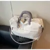 Bolsa de Lona de Inverno, Bolsa de Viagem Leve para Mulheres, Grande Capacidade, Bolsa de Bagagem Casual Multi-Bolsos para o Dia a Dia, Viagem de Verão