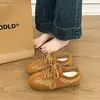 Zapatos de Entrenamiento Alemanes Huecos de Suela Blanda para Mujer, Novedad Verano 2026 Transpirables con Cordones de Suela Gruesa que Aumentan la Altura Versátiles Zapatos Deportivos Casuales