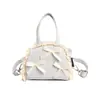 2026 Nuevo Bolso de Hombro Cruzado Versátil Lindo de Moda de Nicho Estilo Coreano con Encaje y Lunares para Mujer