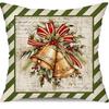 Almofada de Natal de Inverno Mais Vendida da Amazon Tema Capa de Almofada Decorativa Material de Linho Saídas de Fábrica