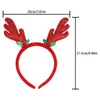 Faixas de Cabeça de Natal Transfronteiriças, Vários Estilos de Faixas de Cabeça com Galhos de Rena, Decorações de Natal, Acessórios de Cabeça para Festas para Crianças e Adultos, Atacado