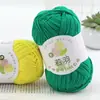 Ruoyu Hilo de Algodón Peinado de 5 Hilos para Bebé, Bolas Gruesas de Lana para DIY, Bolsa de Materiales para Crochet Hecho a Mano, Hilo de Algodón
