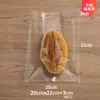 Bolsa de embalaje para pan, bolsa para hornear, bolsa transparente autosellante para alimentos (scones, galletas, pasteles, tostadas), bolsa pequeña autoadhesiva para sellar (galletas, pasteles, tostadas)