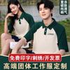 Camisa polo de algodón puro camiseta personalizada estudiantes de secundaria deportes graduación uniforme de grupo de trabajo manga corta logo