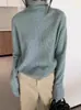 Suéter de punto de cuello alto estilo coreano para mujer, engrosado para abrigar, top de punto versátil, suave y cómodo, nueva colección otoño/invierno 2026
