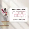 38 Cartões de Cumprimento para o Dia da Mulher, Pequenas Etiquetas Penduradas Românticas para Feriado, Lembrancinhas do Dia da Deusa, Cartões para Floricultura, Frete Grátis