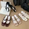 Primer Encuentro con las Sandalias Slip-On Estilo Hada para Mujer, Nuevas Sandalias Florales Francesas con Tacón de Cuña Verano 2026