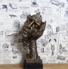 Figuras abstractas retro simples nórdicas que no escuchan los adornos escultóricos, decoración de la entrada de la sala de estar del hogar, adornos de escritorio