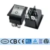 Etl Padrão Americano Kcd4 Interruptor de Barco 4 Pinos 2 Velocidades Rocker Amarelo Interruptor de Alimentação Corrente Alta 16A250V