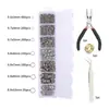 Accesorios de joyería para hacer tú mismo joyería pendientes ganchos para orejas pulseras pulseras collares materiales para abalorios hechos a mano juego de herramientas