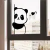 GB701 adesivos de animais fofos panda portas e janelas de vidro janela de canto jardim de infância desenho animado criativo pintura decorativa