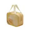 Bolsa de mano para viaje, Maleta, Gran capacidad, Almacenamiento impermeable para artículos de tocador, Neceser transparente esmerilado, Bolsa de almacenamiento para viaje